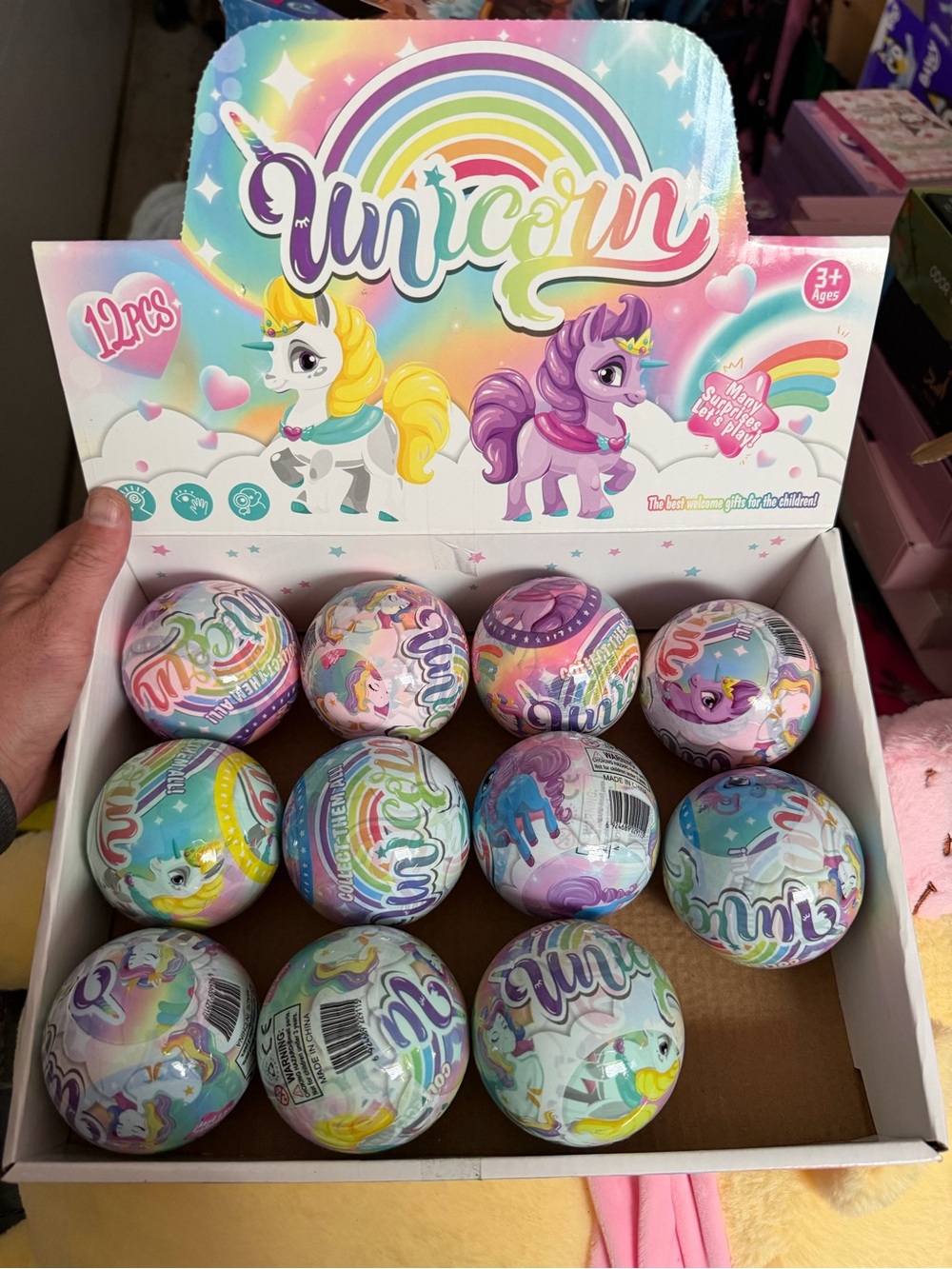 1pc. Unicorn mystery balls